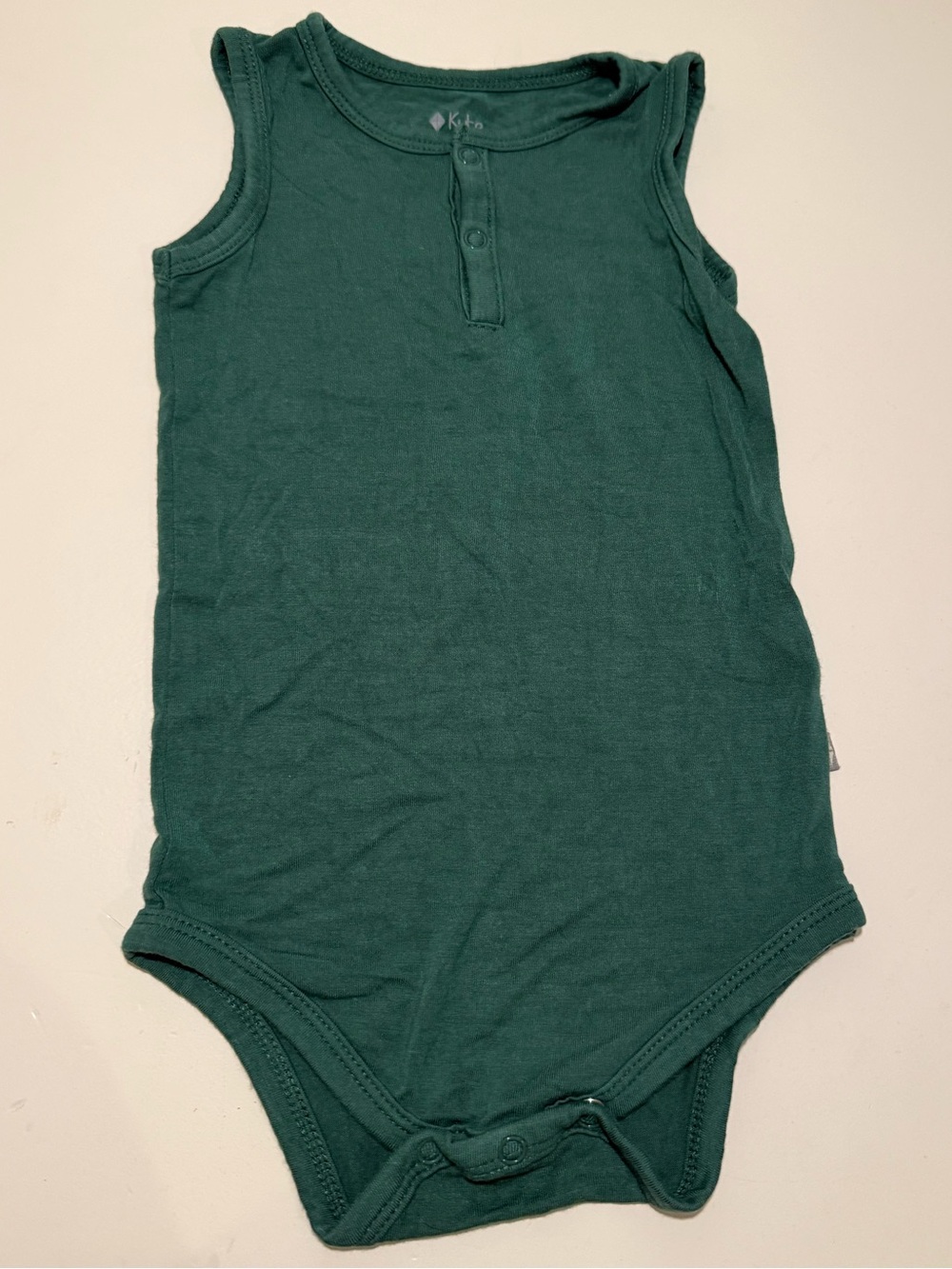 Kyte Baby Emerald Sleeveless Bodysuit 6-12m